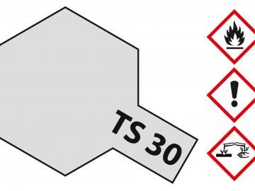 Tamiya Acryl Sprühfarbe TS-30 Metallic Silber glänzend