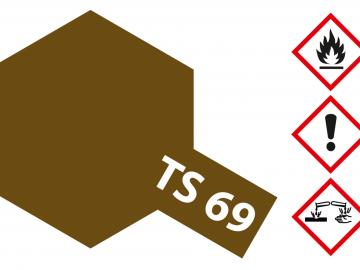 Tamiya Acryl Sprühfarbe TS-69 Linoleum Deck Braun matt