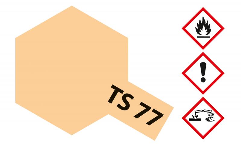 Tamiya Acryl Sprühfarbe TS-77 Fleischfarben matt