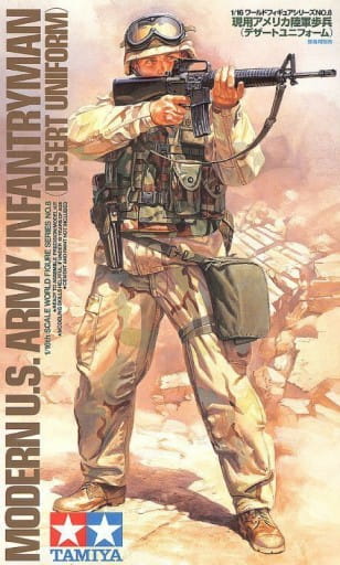 TAMIYA U.S. Army Infanterist Wüsten Uniform | Kunststoff Figur Bausatz 1/16